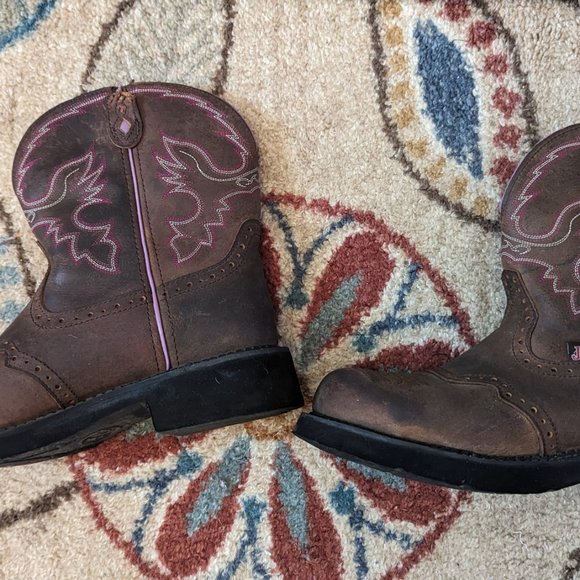 Justin Gypsy Steel Toe leather boots - Picture 2 of 4